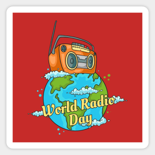 World Radio Day Magnet